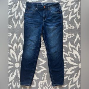 Size 10 Short Maurice’s Ever-Flex High Rise Dark Denim Skinny Jeans